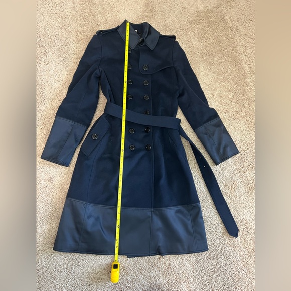 Burberry wool trench coat usa small medium - Picture 3 of 15